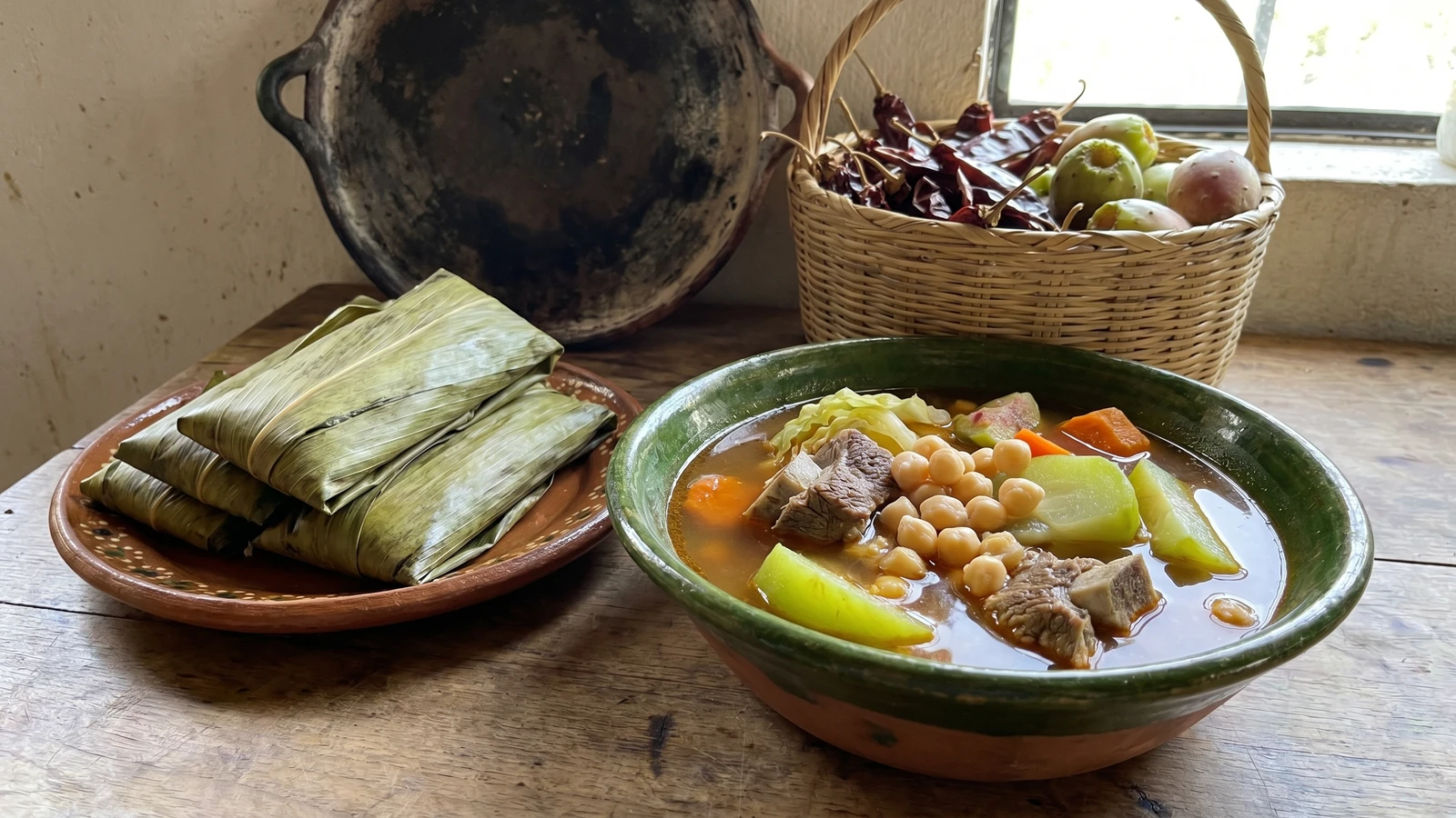 Churipo with Garbanzo and Chayote