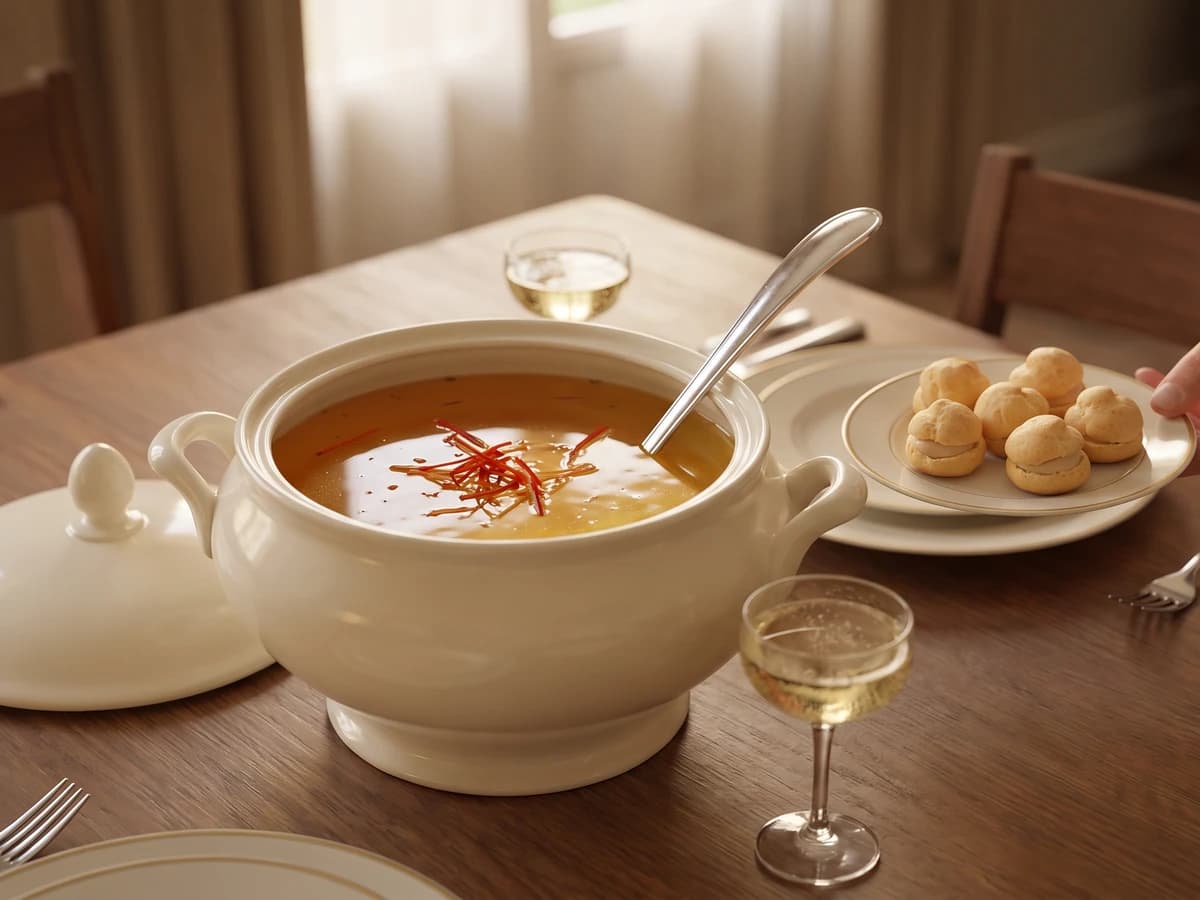 Consommé à l’Infante - Chef Juliette