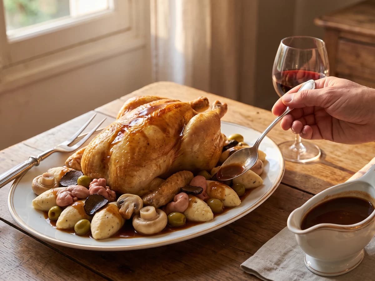 Poularde à la Financière - Chef Juliette