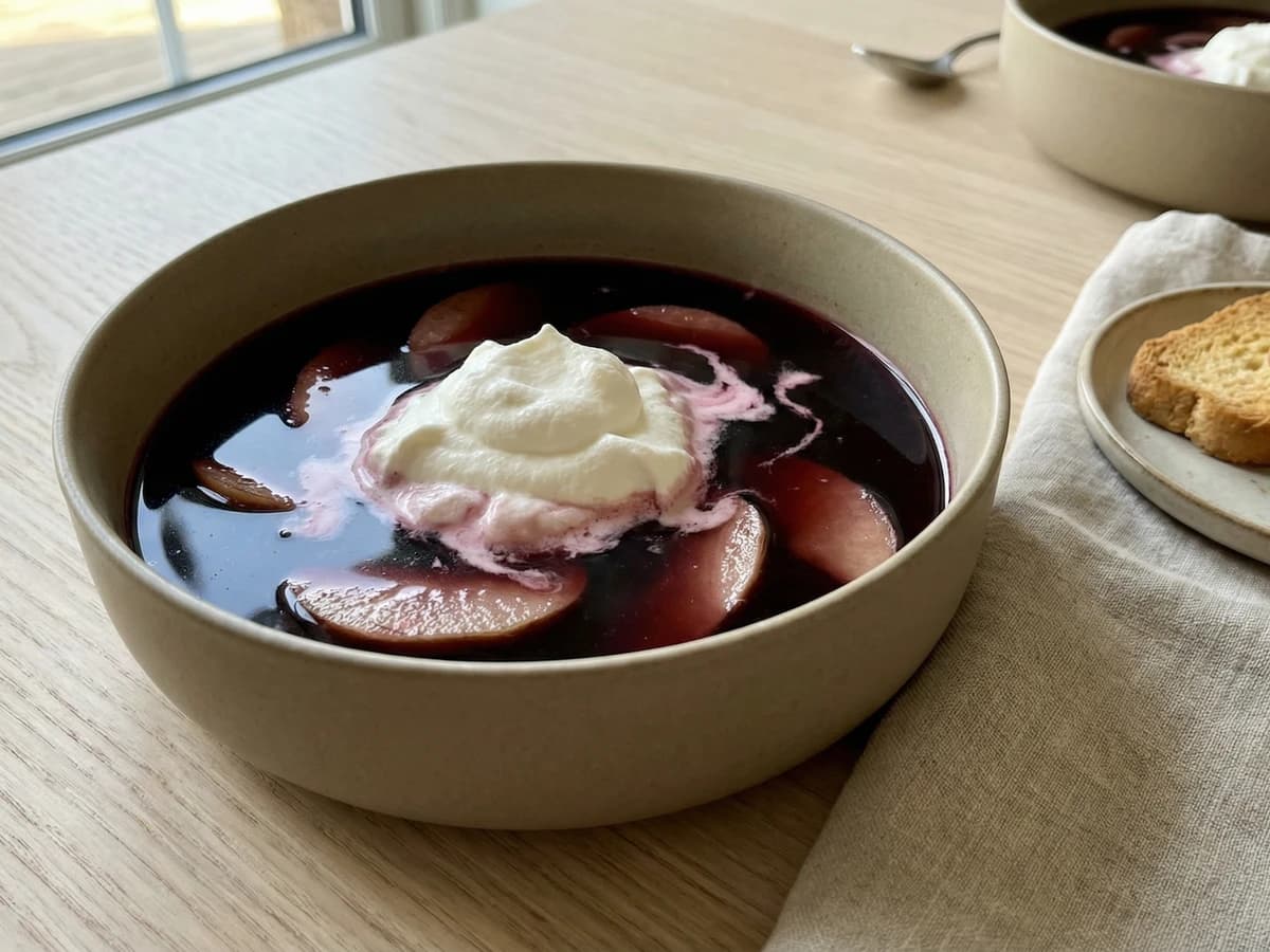 Hyldebaersuppe - Chef Freja