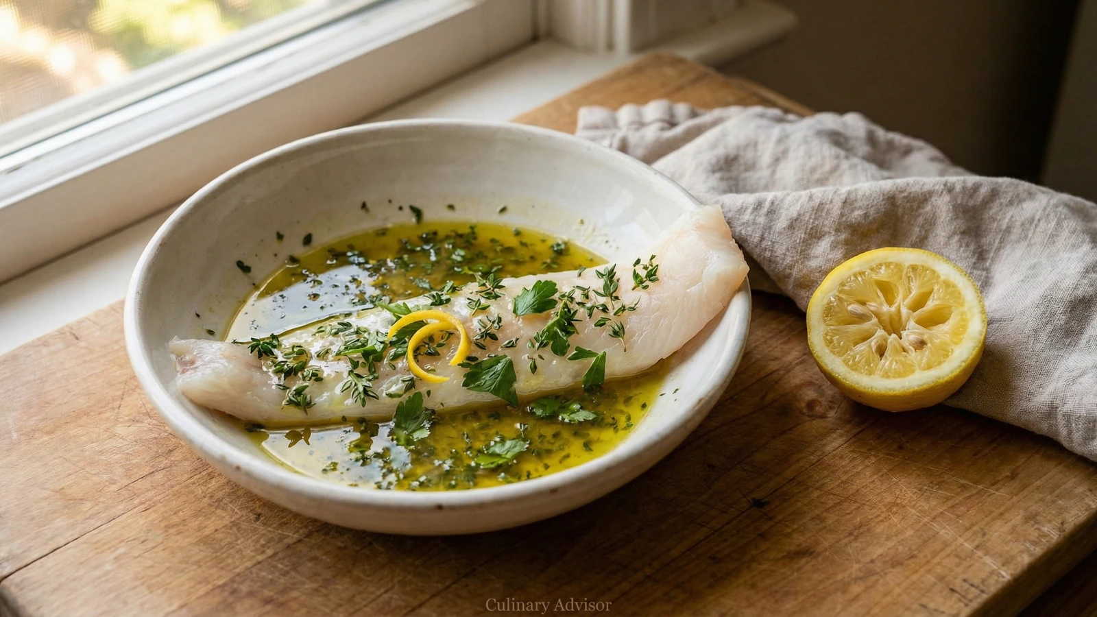 Lemon and Herb Marinade for Fish