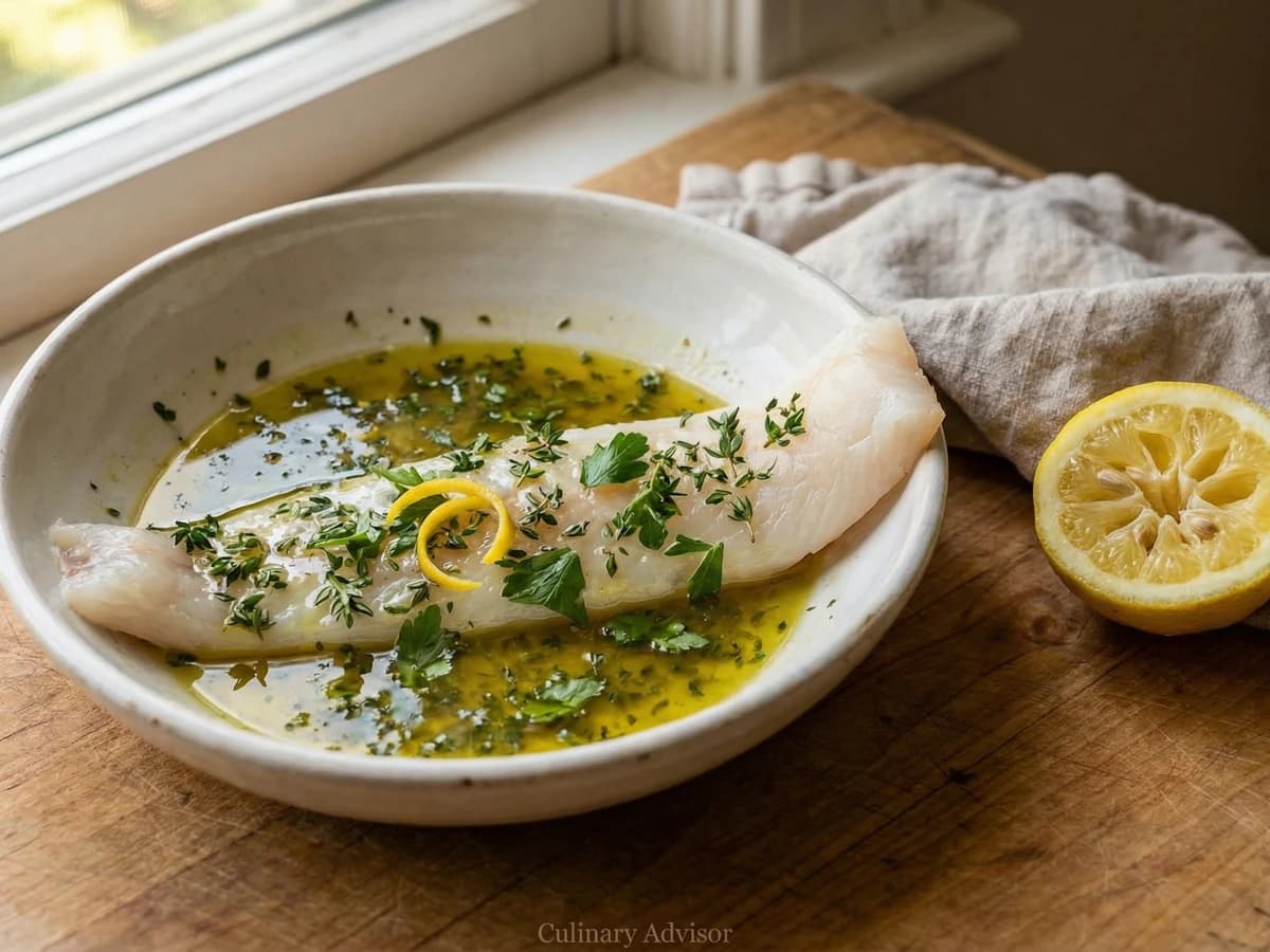 Lemon and Herb Marinade for Fish - Chef Ally