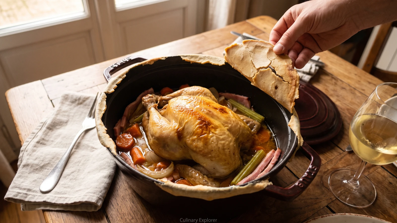 Poularde en Estouffade