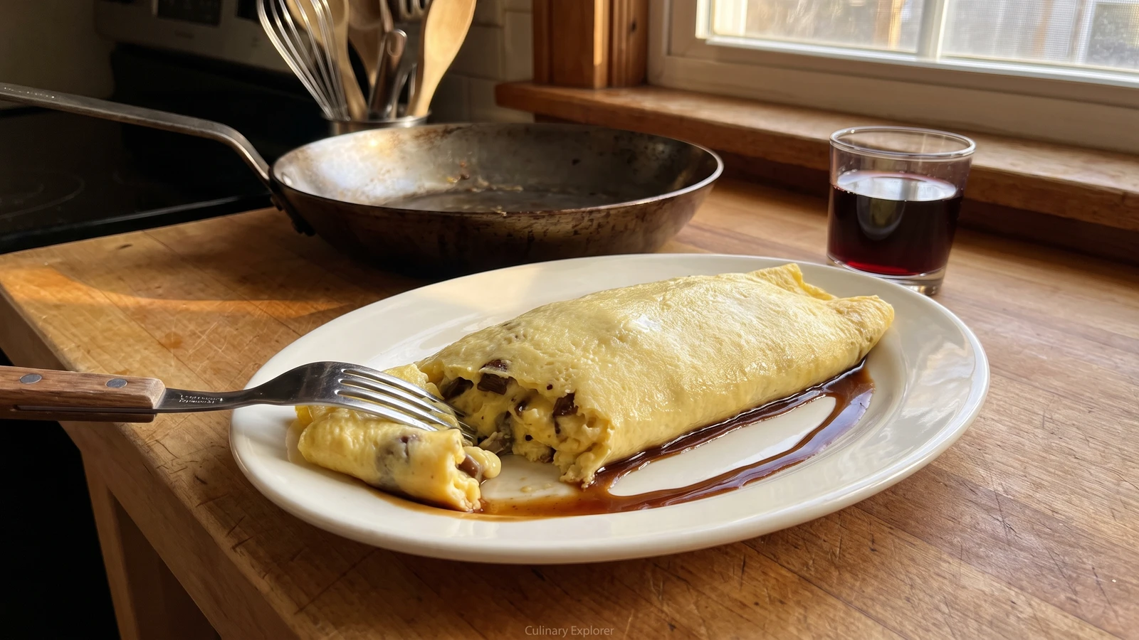 Omelet with Cèpes