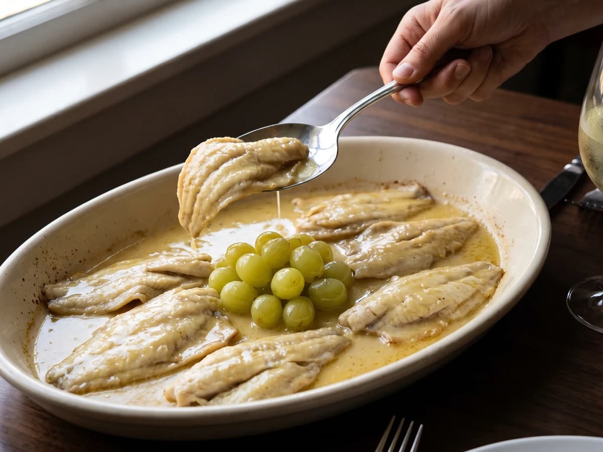 Filets de Soles Véronique - Chef Juliette