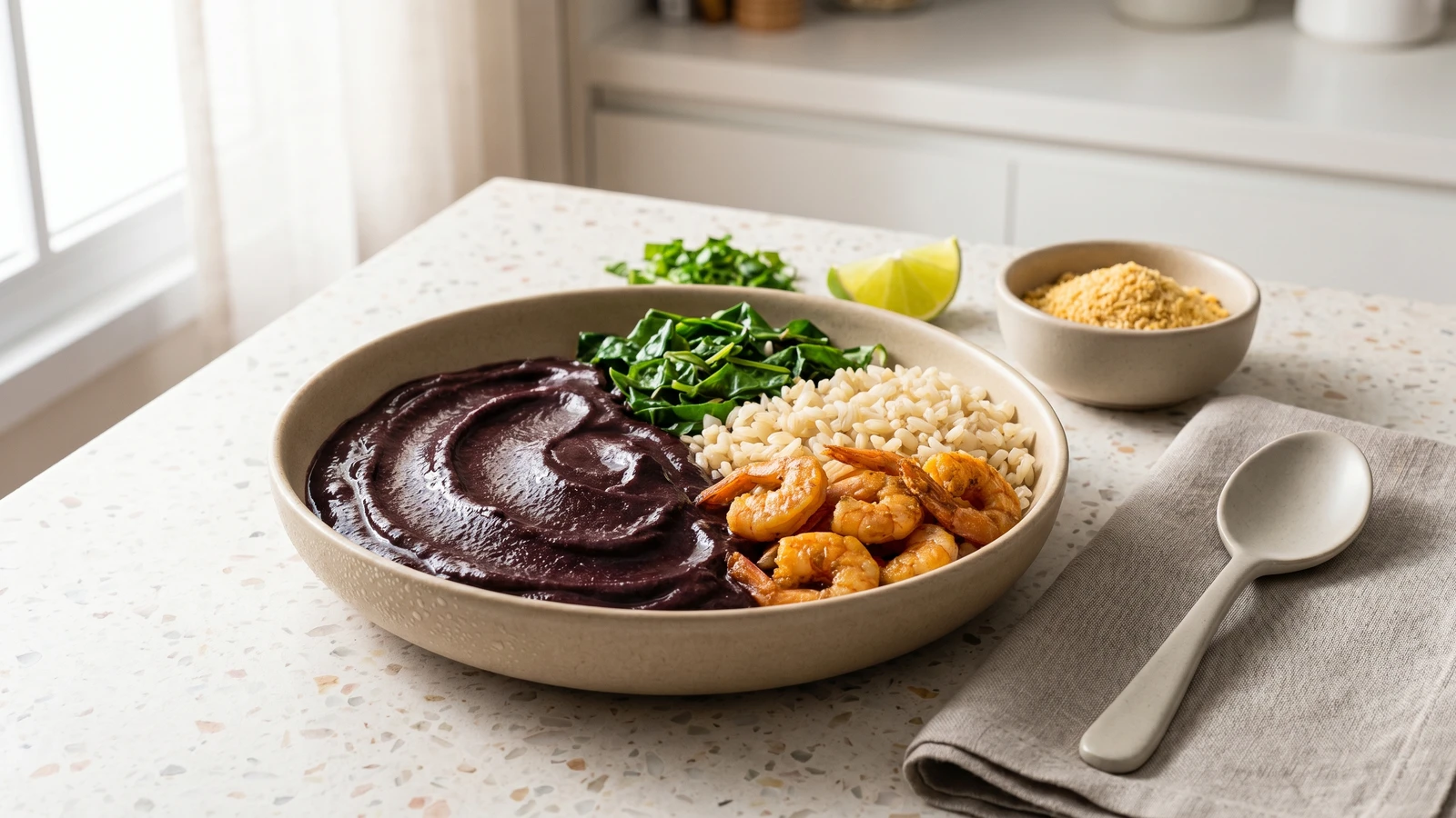Açaí com Camarão do Pará