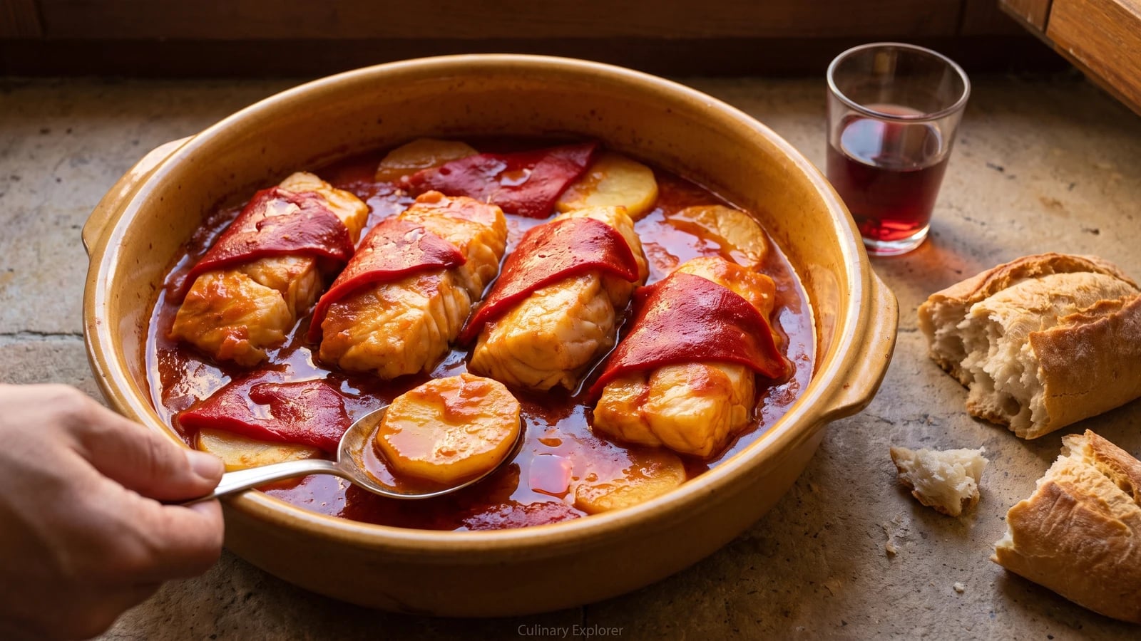 Bacalao a la Riojana