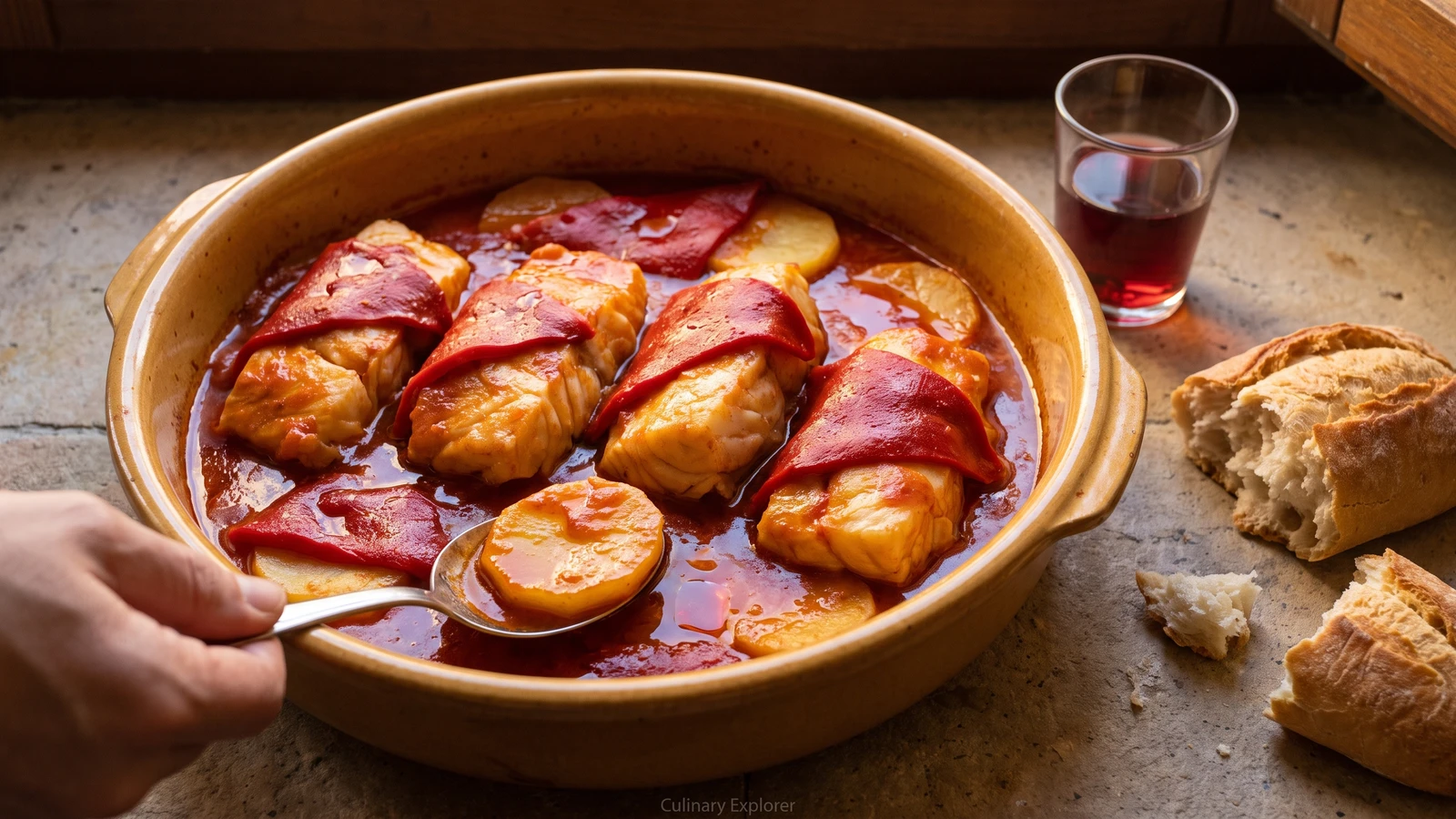 Bacalao a la Riojana
