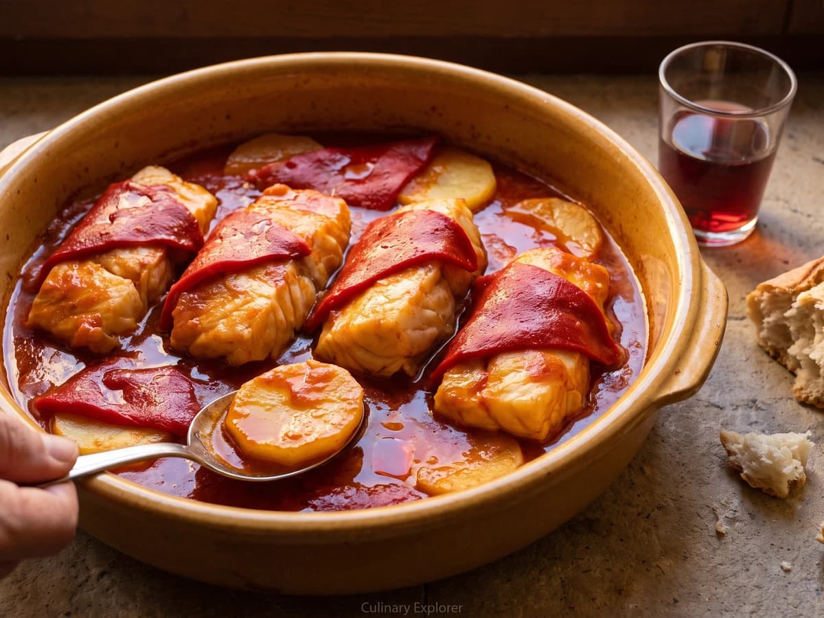Bacalao a la Riojana - Chef Isabel