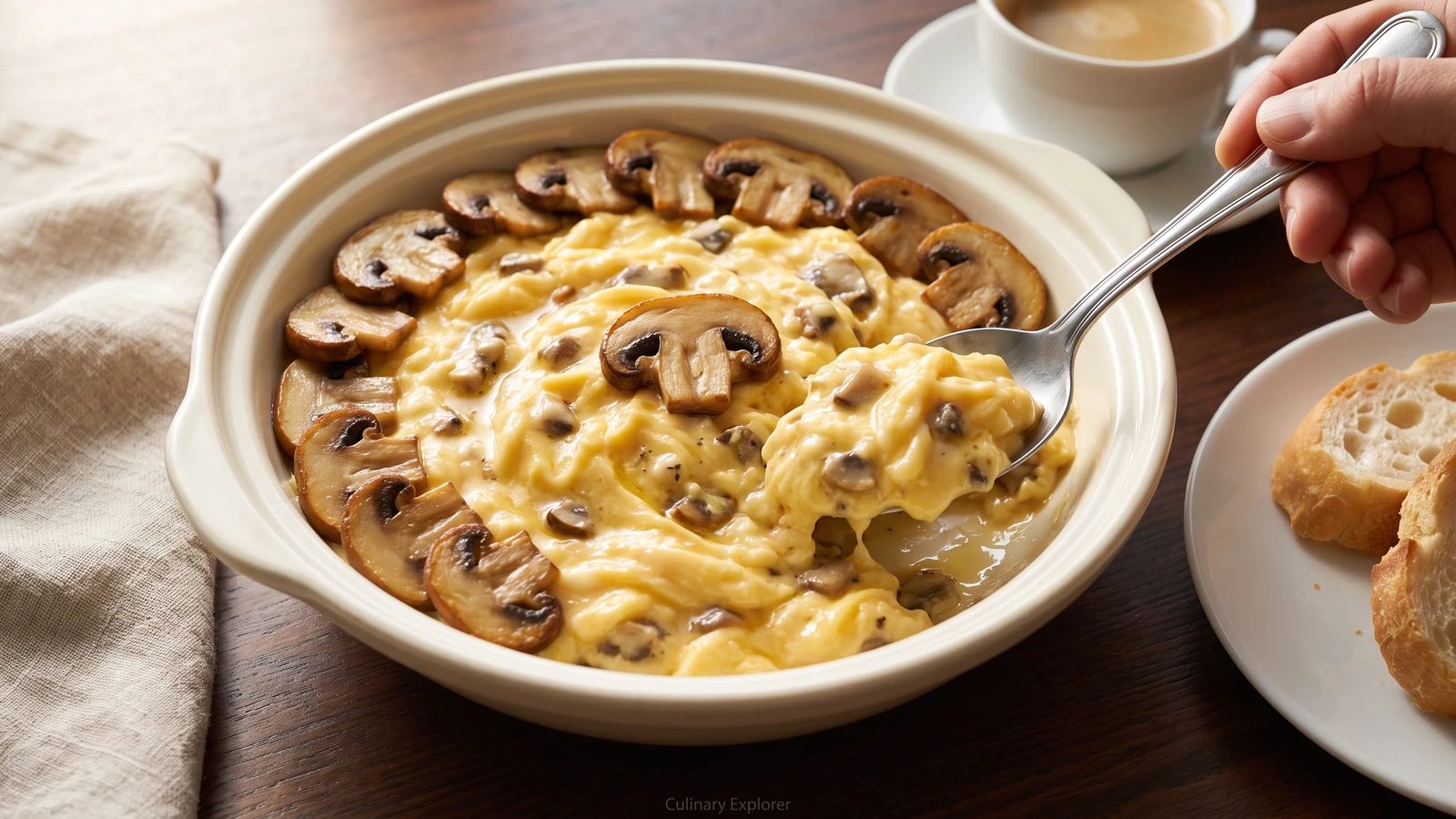 Scrambled Eggs with Mushrooms