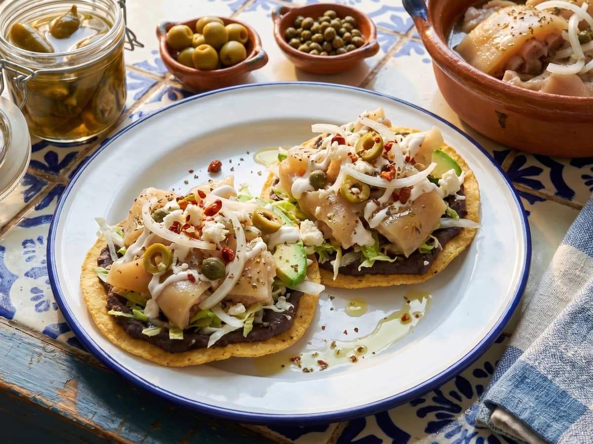 Tostadas de Pata Veracruzanas
