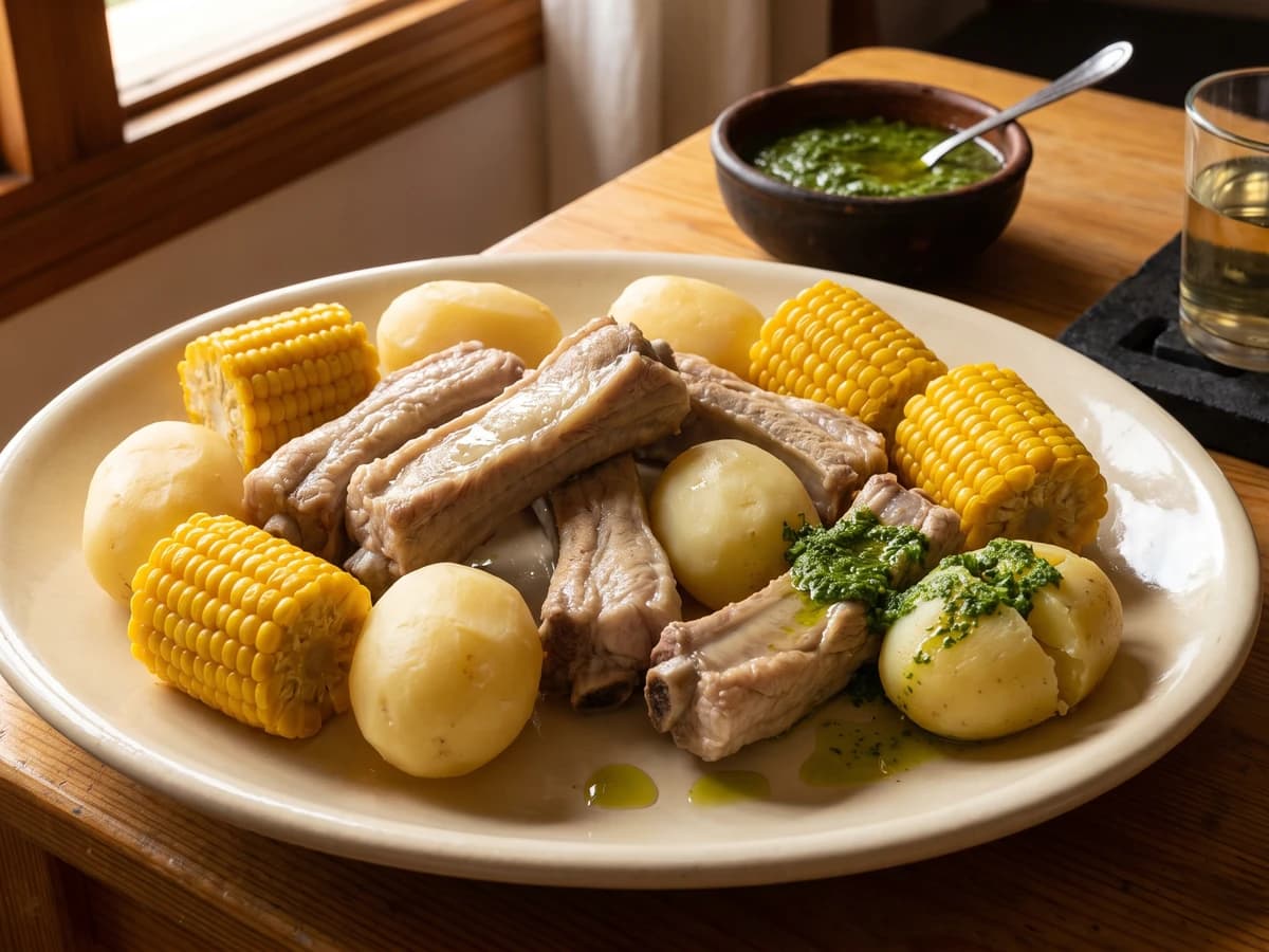 Costillas con Papas y Piñas de Millo - Chef Isabel