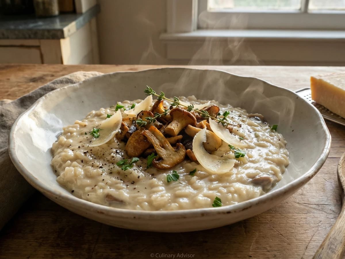 Mushroom Risotto - Chef Ally