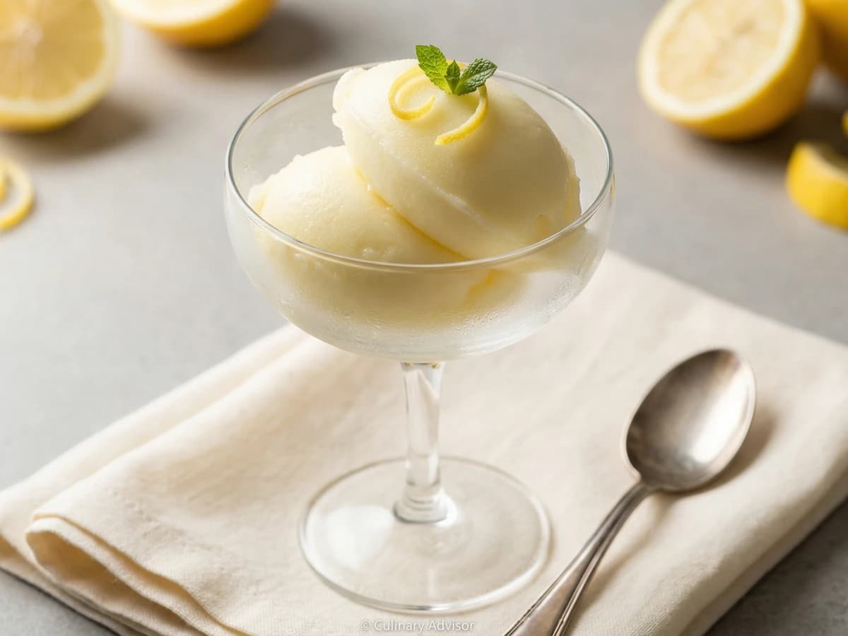Lemon Sorbet - Chef Dean