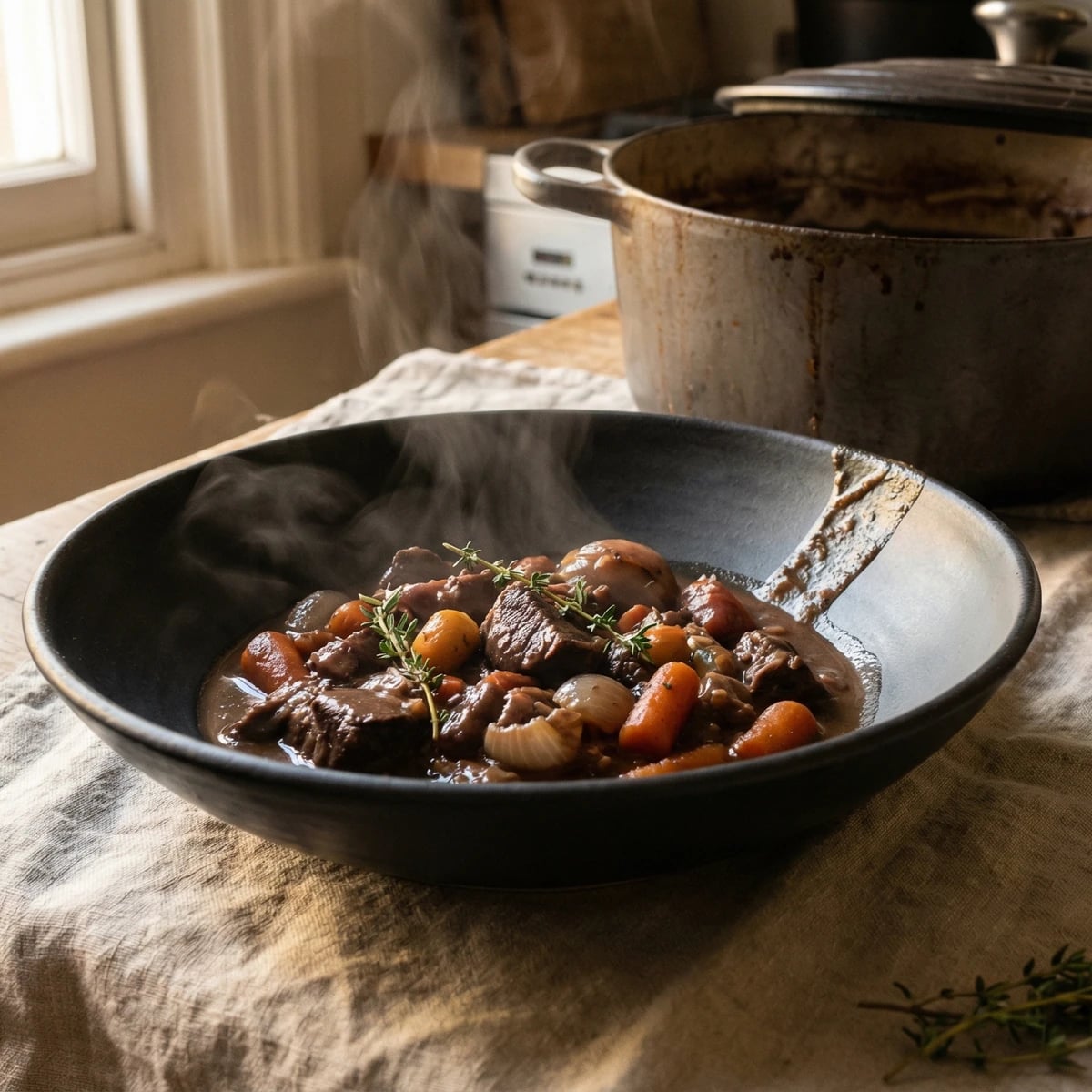 Venison Casserole with Juniper