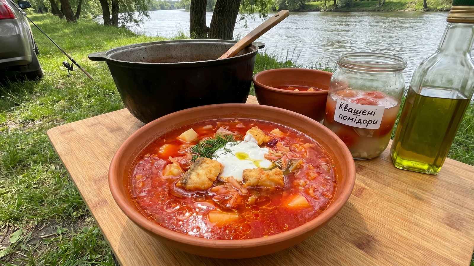 Bessarabskyi Borshch (бессарабський борщ, fish borshch)