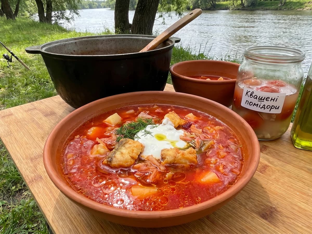Bessarabskyi Borshch (бессарабський борщ, fish borshch)
