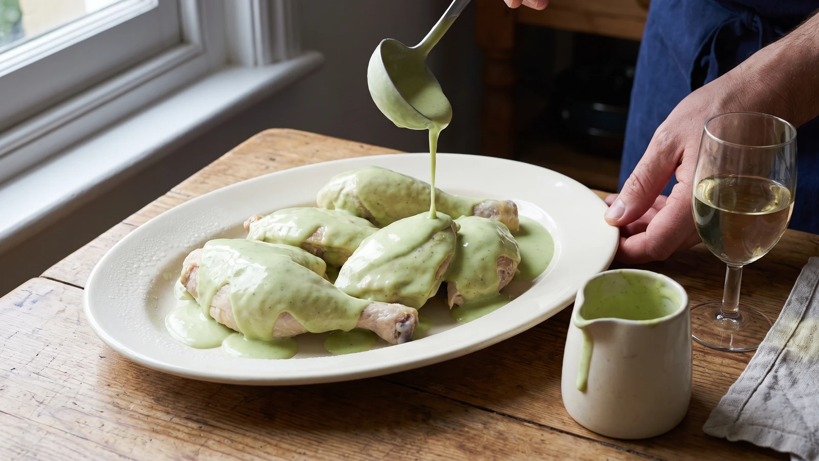 Chaud-Froid Sauce, au Vert-pré