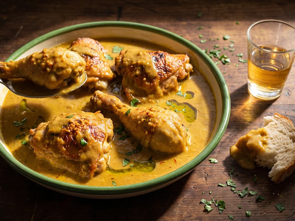 Pollo en Salsa de Almendras - Chef Isabel