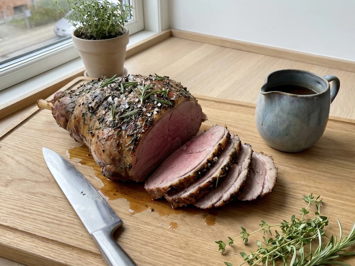 Paaskelam: Lammekoelle med Hvidlog og Rosmarin - Chef Freja