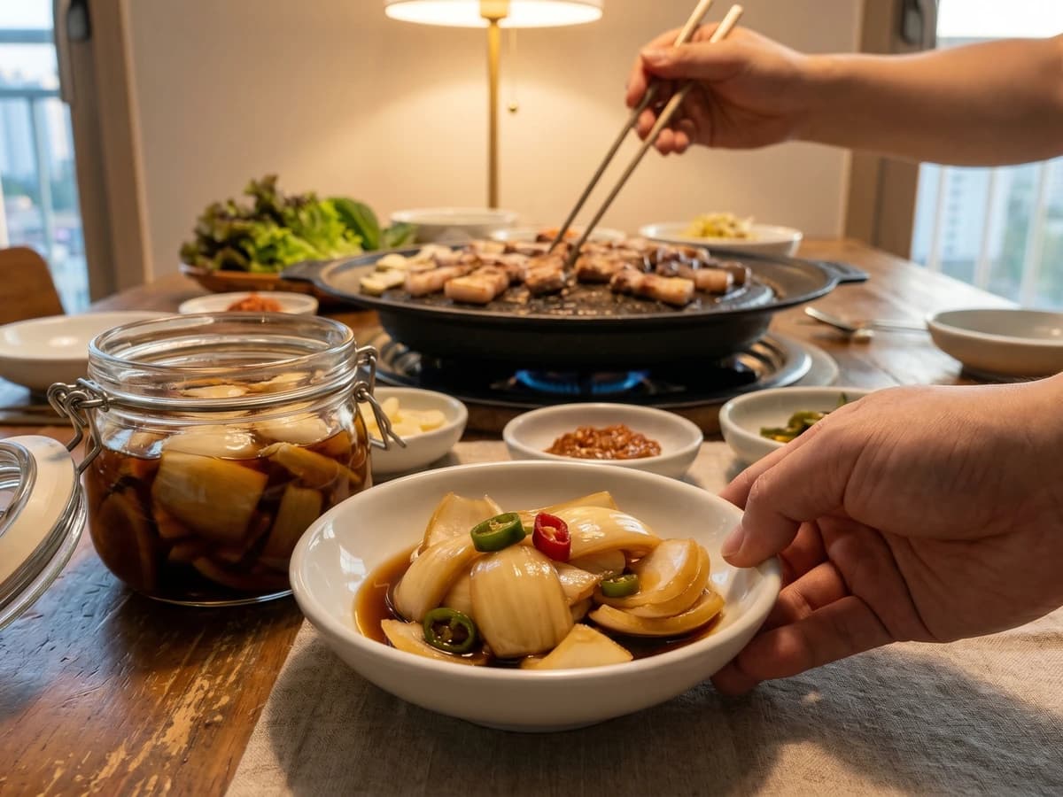 Yangpa-jangajji (Soy-Pickled Onion) - Chef Jeong-sun