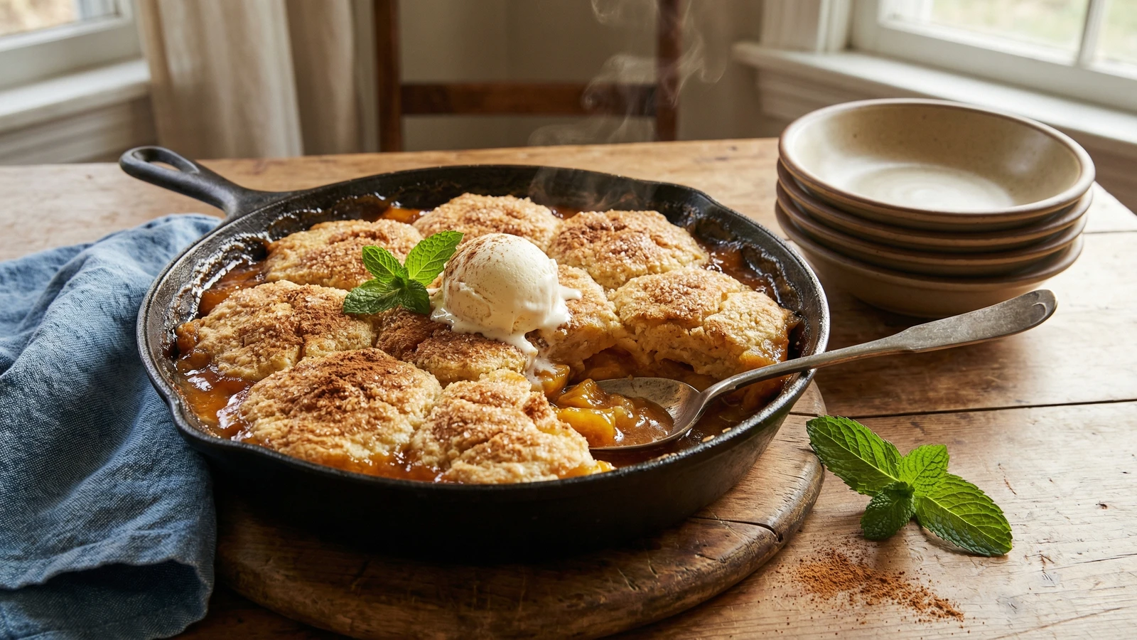 Southern Peach Cobbler