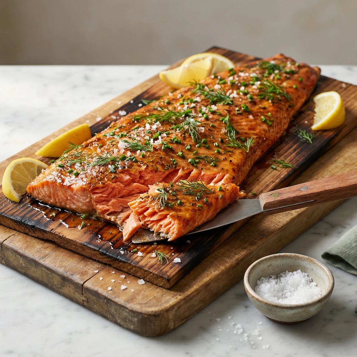 Cedar-Planked Wild Salmon