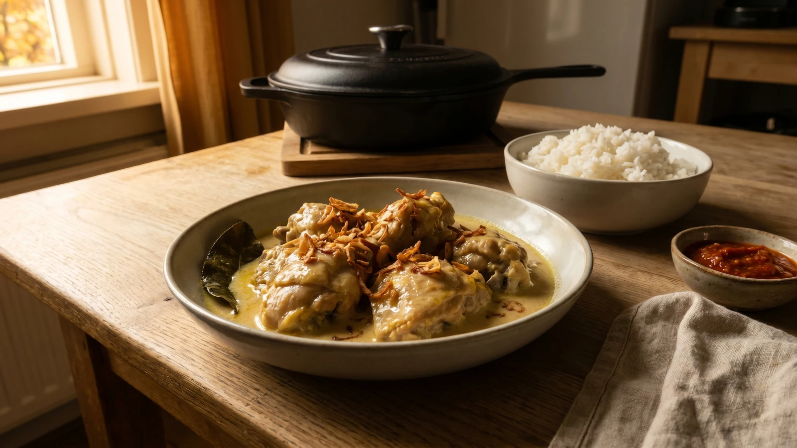 Ajam Opor (Indo-Dutch Coconut Chicken)