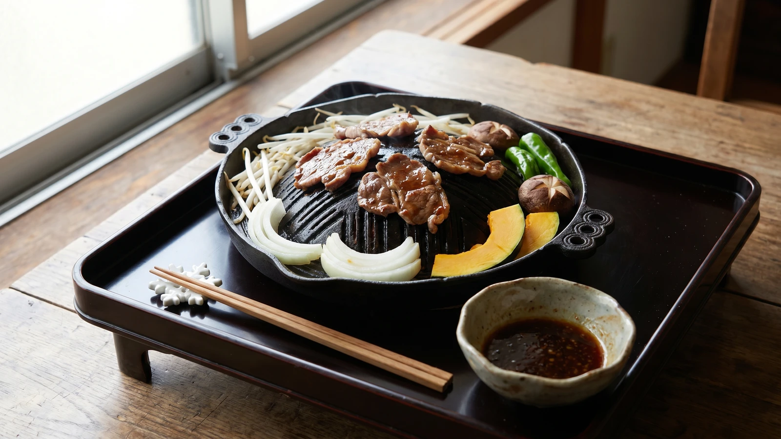 Jingisukan (ジンギスカン, Hokkaido lamb grill)