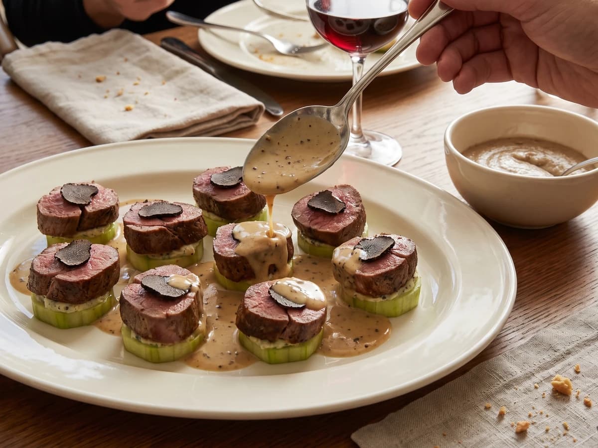 Noisettes de Chevreuil Romanoff - Chef Juliette