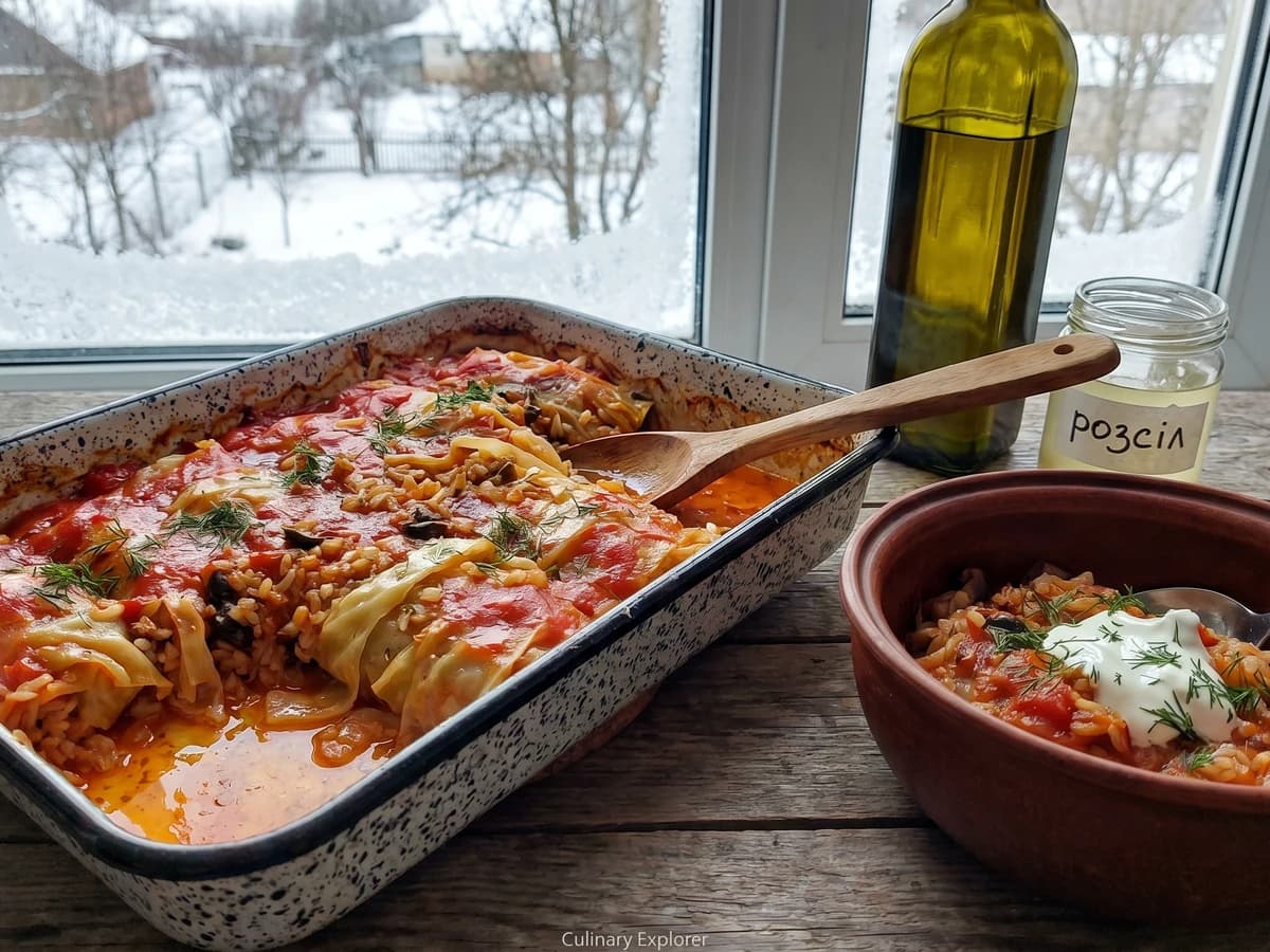 Lazy Holubtsi (ліниві голубці, deconstructed cabbage rolls) - Chef Lesia