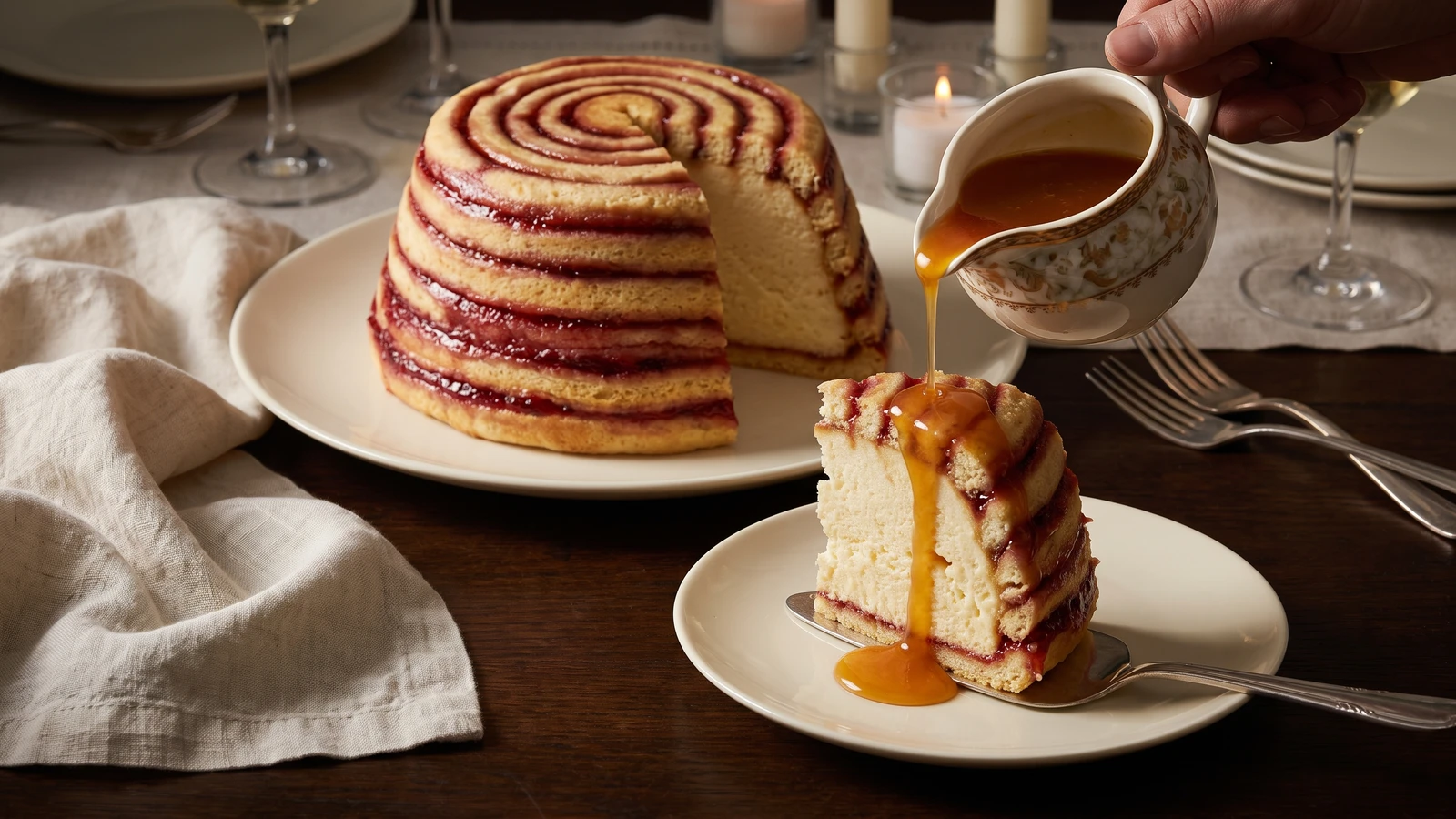 Souffléd Pudding à la Royale