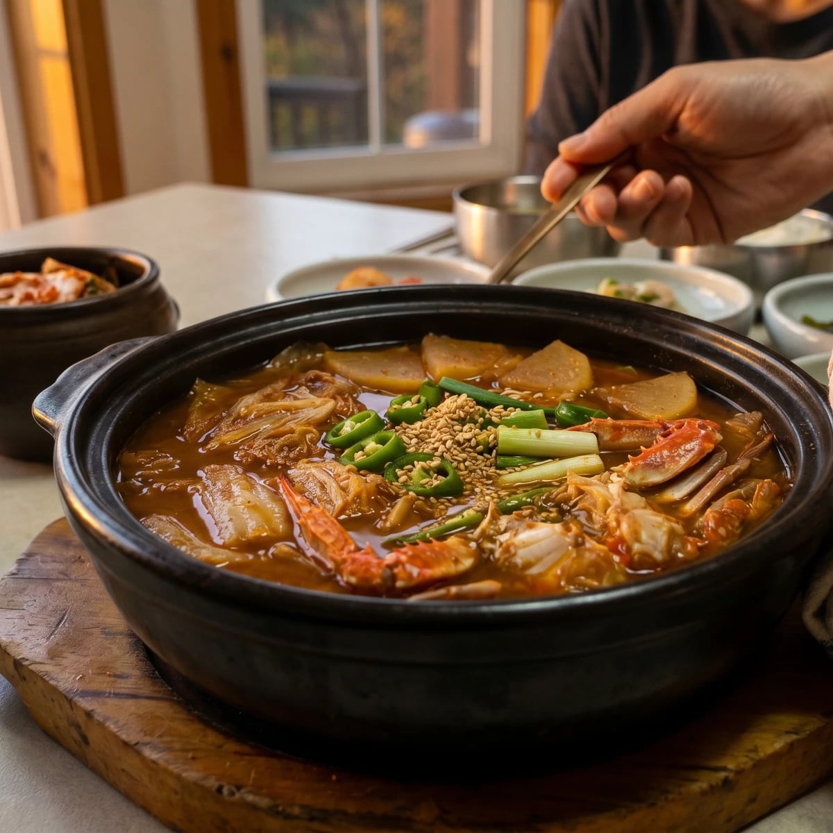 Gegukji (Crab-Brine Kimchi Stew)
