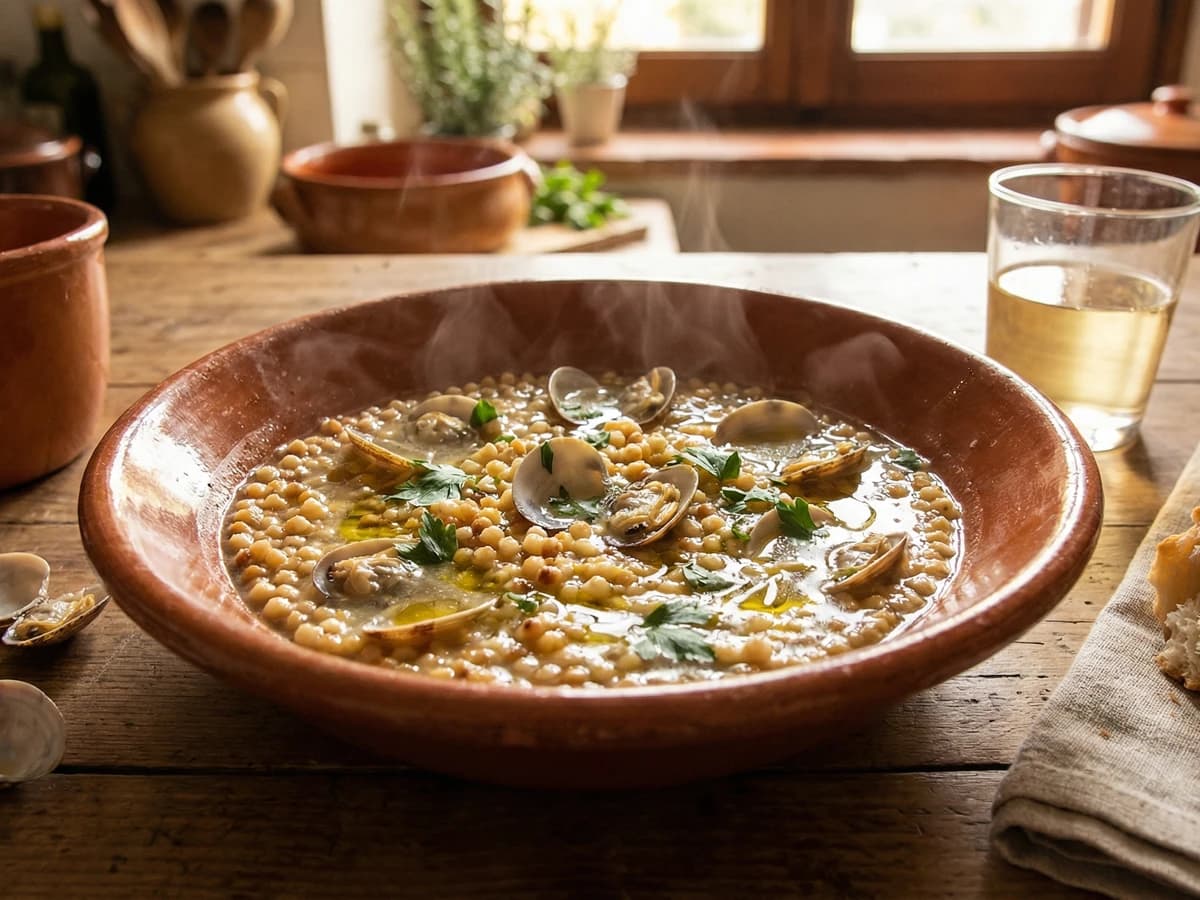 Fregola con Arselle