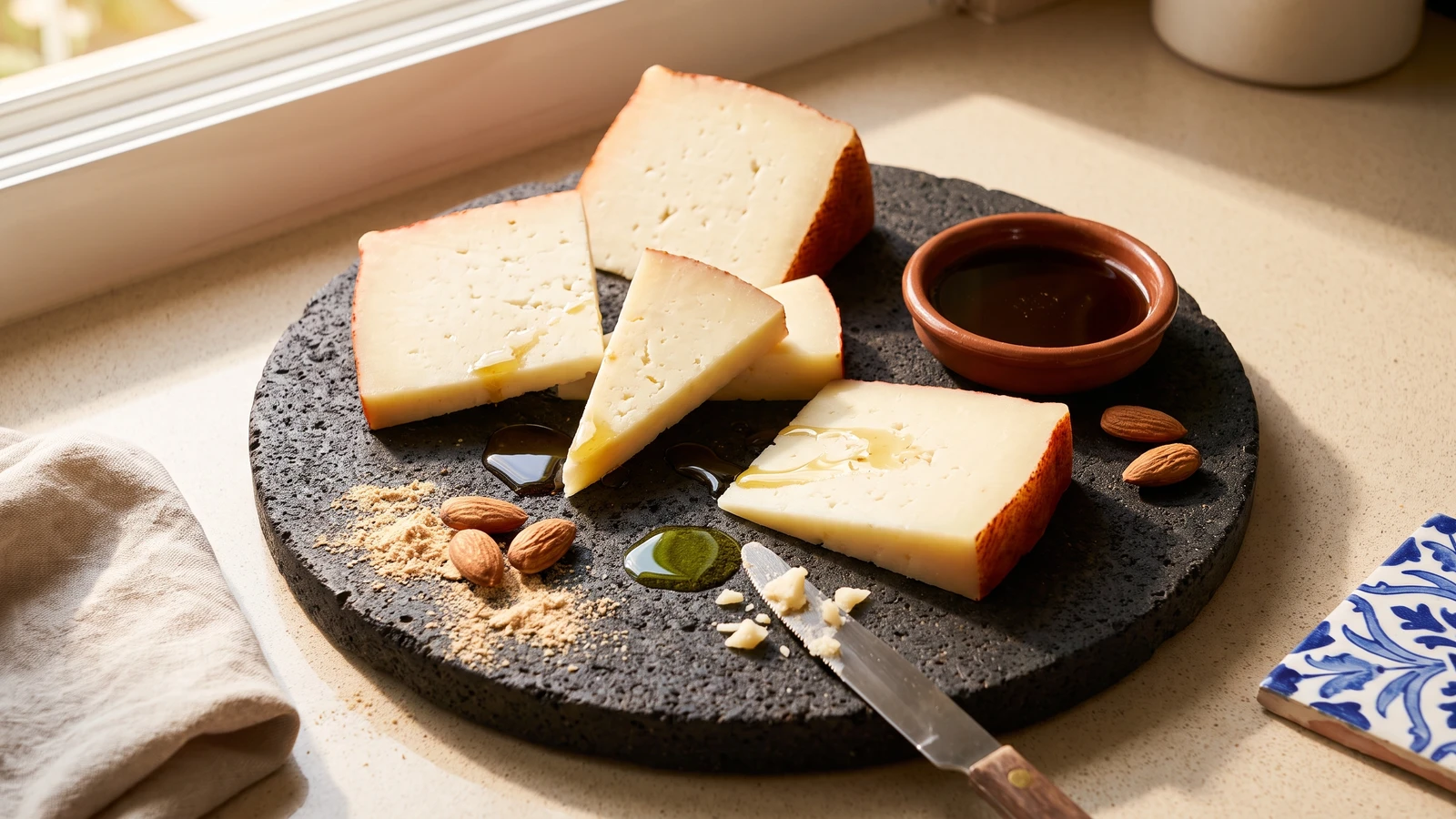 Queso Majorero con Miel de Palma