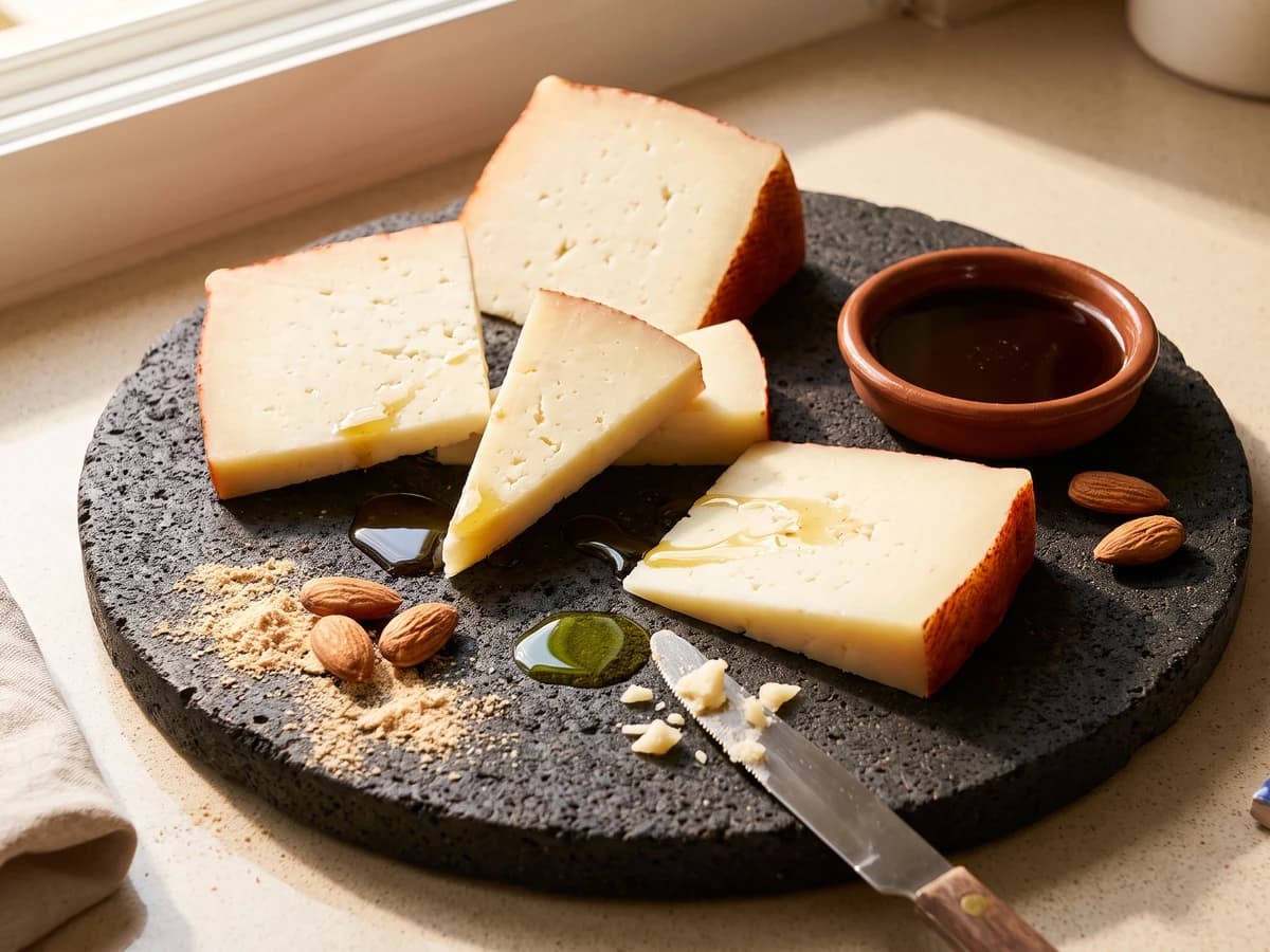 Queso Majorero con Miel de Palma - Chef Isabel