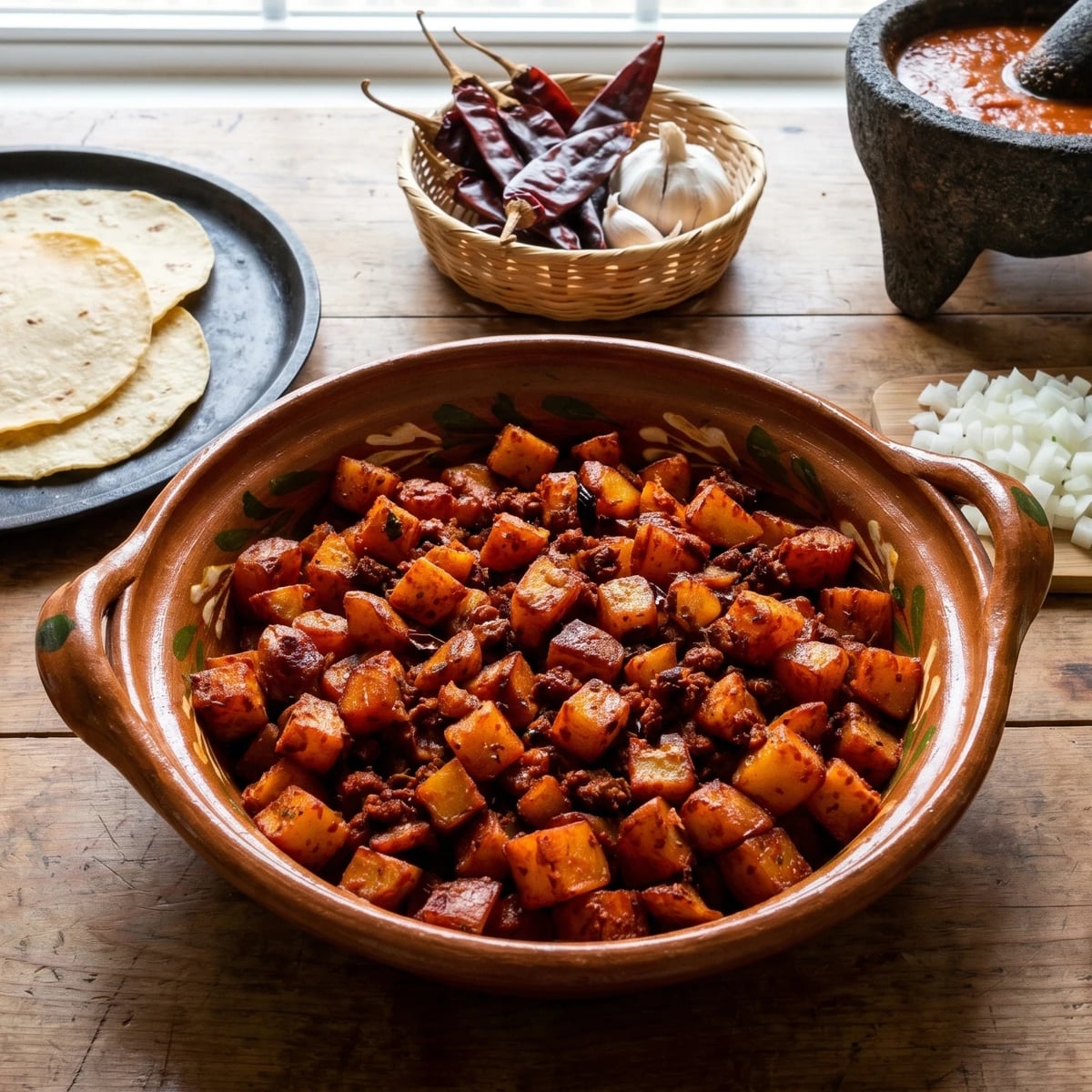 Papas con Chorizo Jalisciense