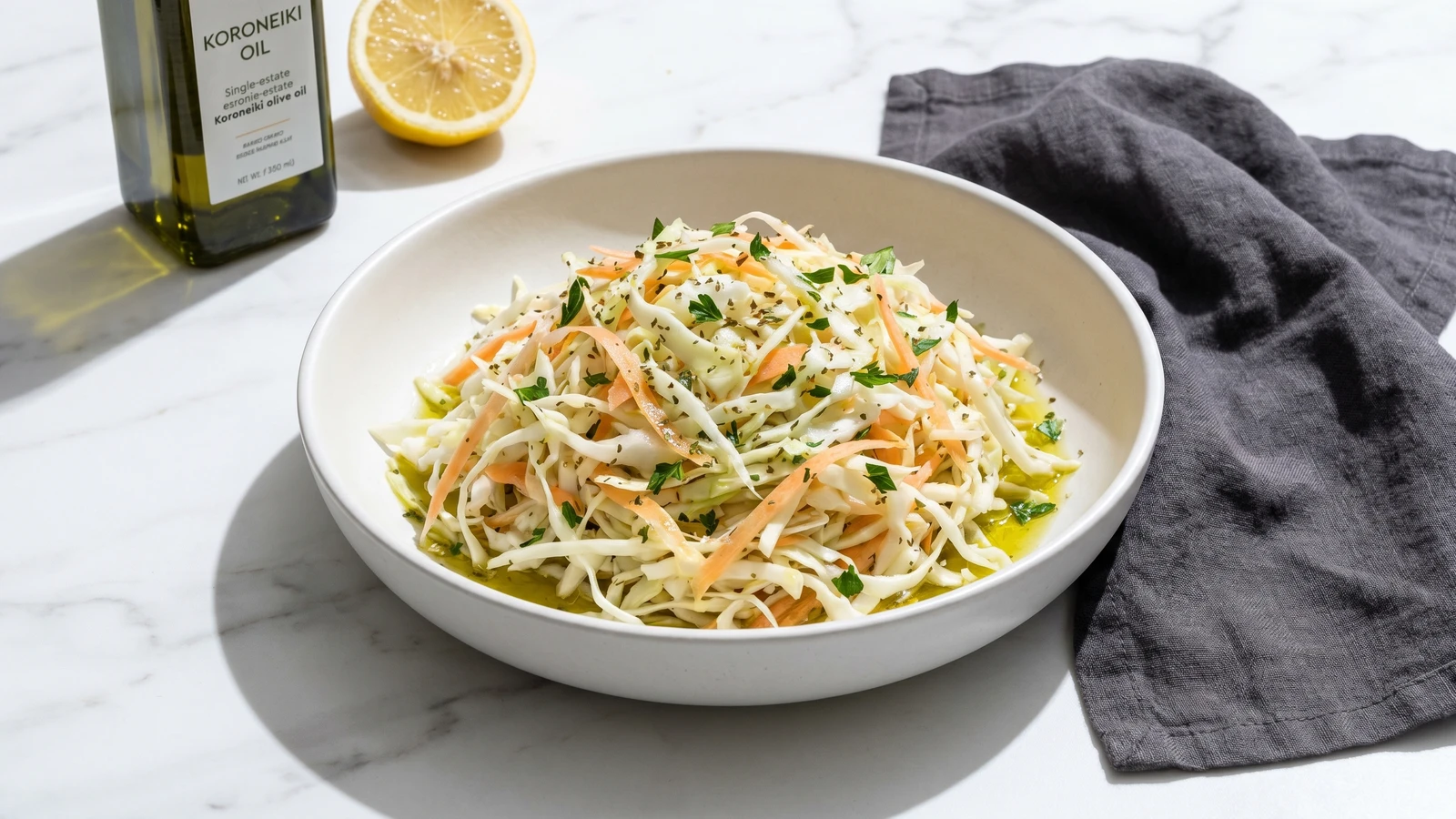 Northern Greek Lahanosalata (Λαχανοσαλάτα)