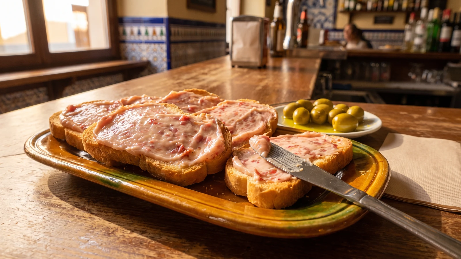 Montadito de Jamon Batido Aragones