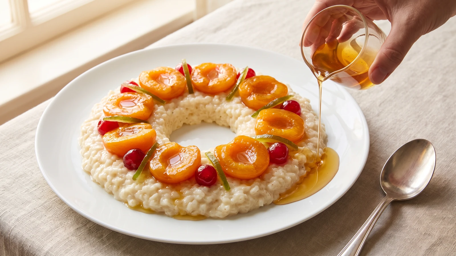 Apricots à la Condé