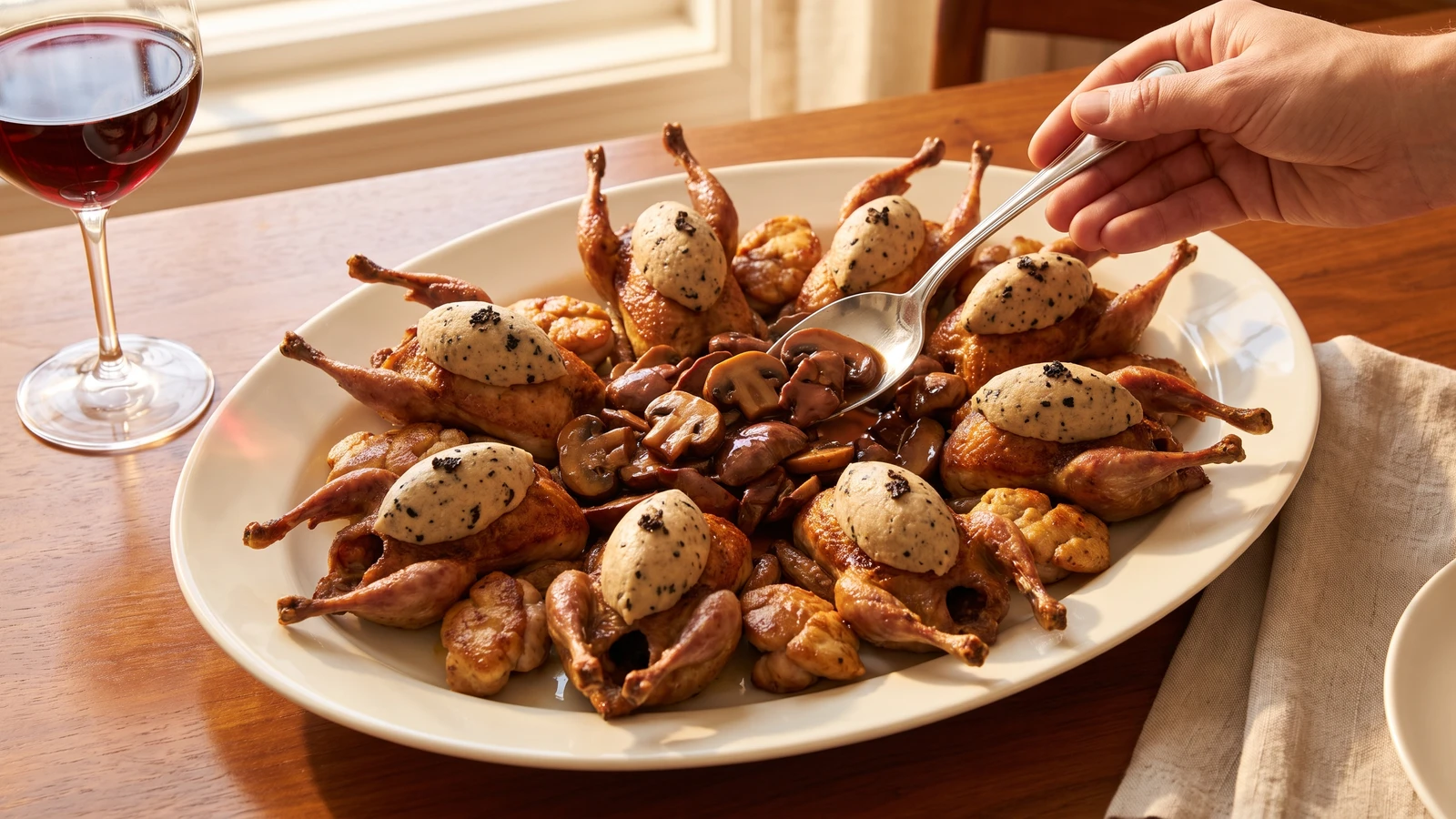 Côtelettes de Pigeonneaux à la Nesles