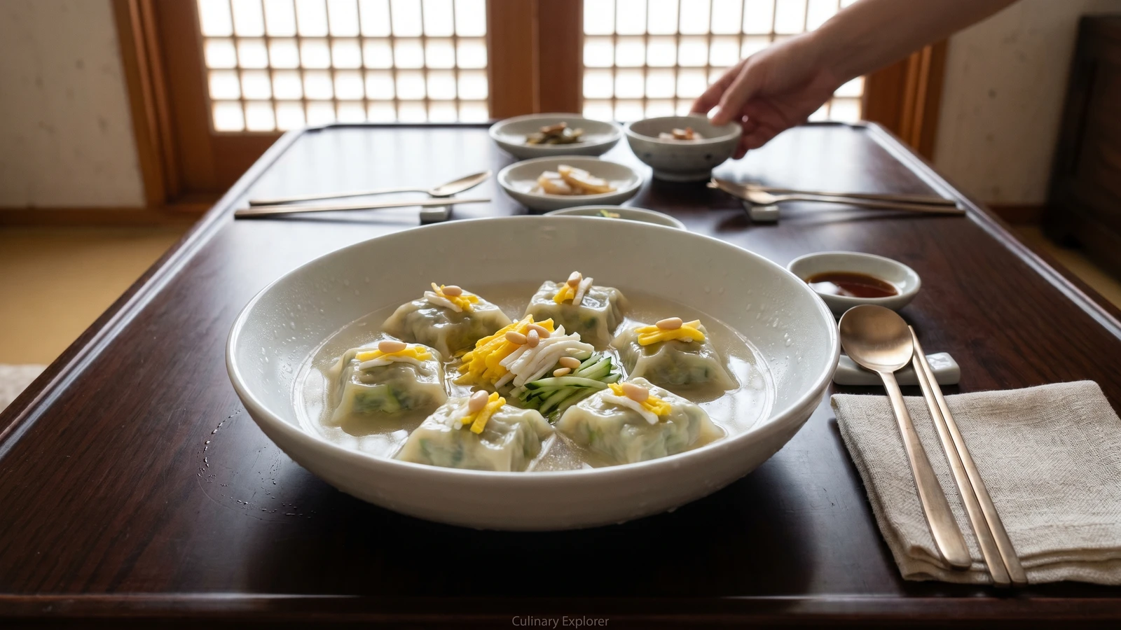 Pyeonsu (Kaesong Square Summer Dumplings)