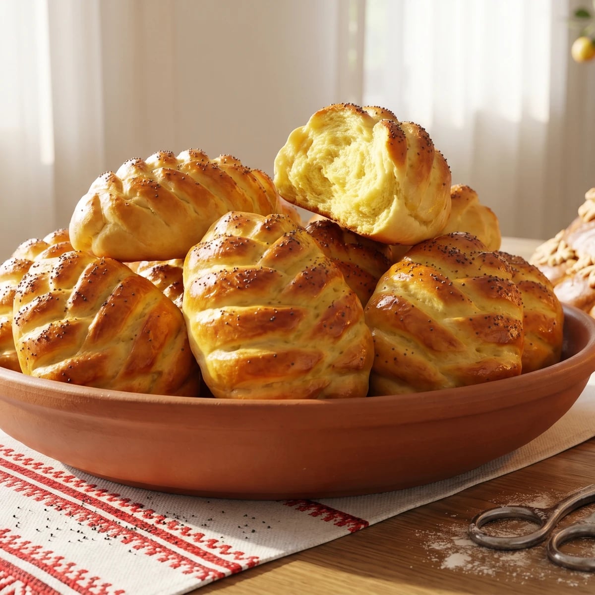 Shyshky (шишки, wedding pine-cone buns)