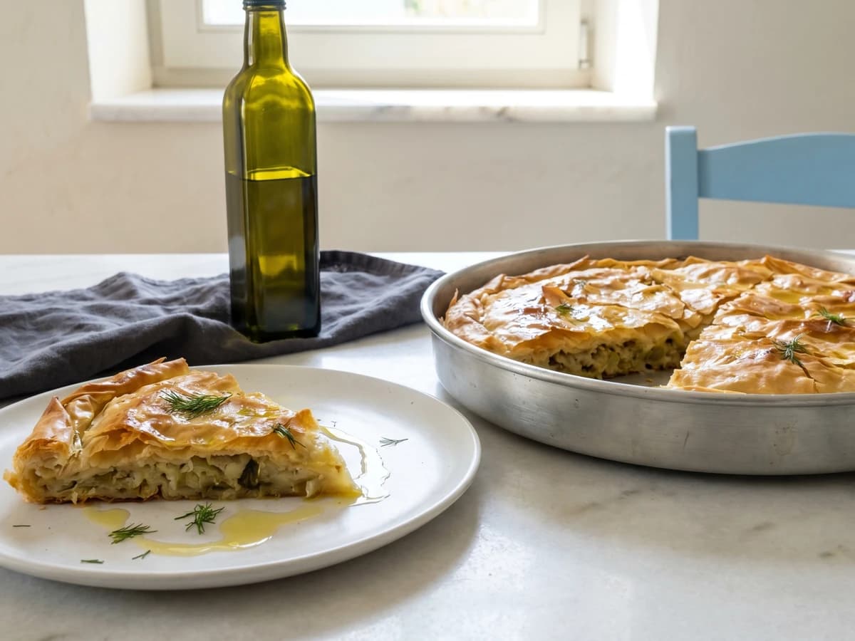 Macedonian Prasopita (Πρασόπιτα Μακεδονίας) - Chef Dimitra