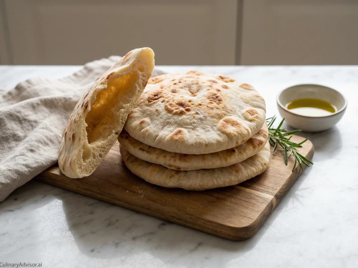 Homemade Pita Bread - Chef Dean