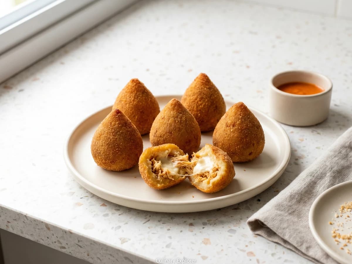 Coxinha de Frango com Catupiry - Chef Juliana