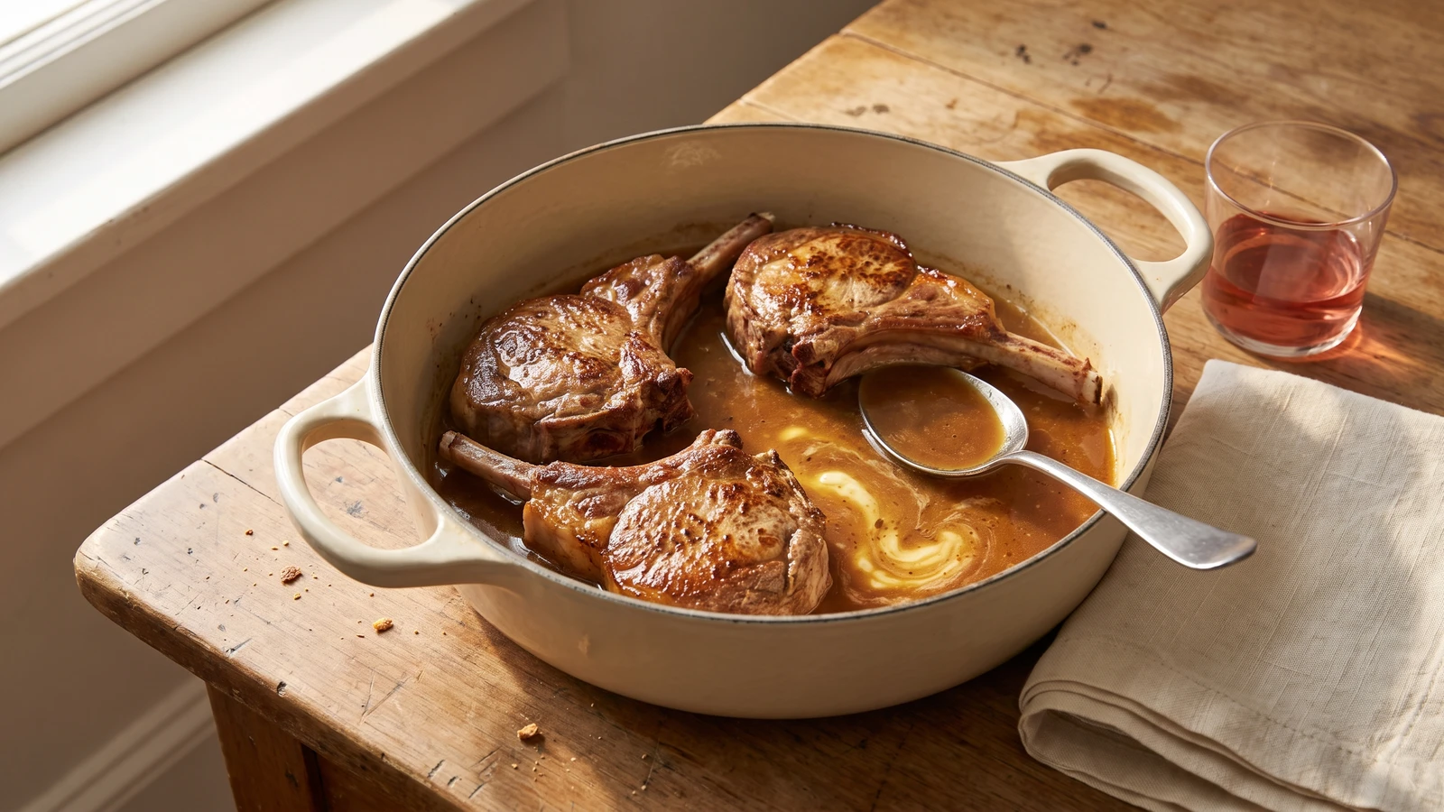 Côte de Veau en Casserole
