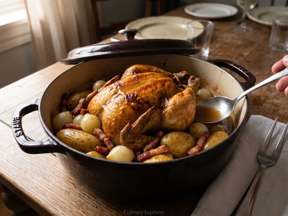 Poulet de Grains en Cocotte - Chef Juliette