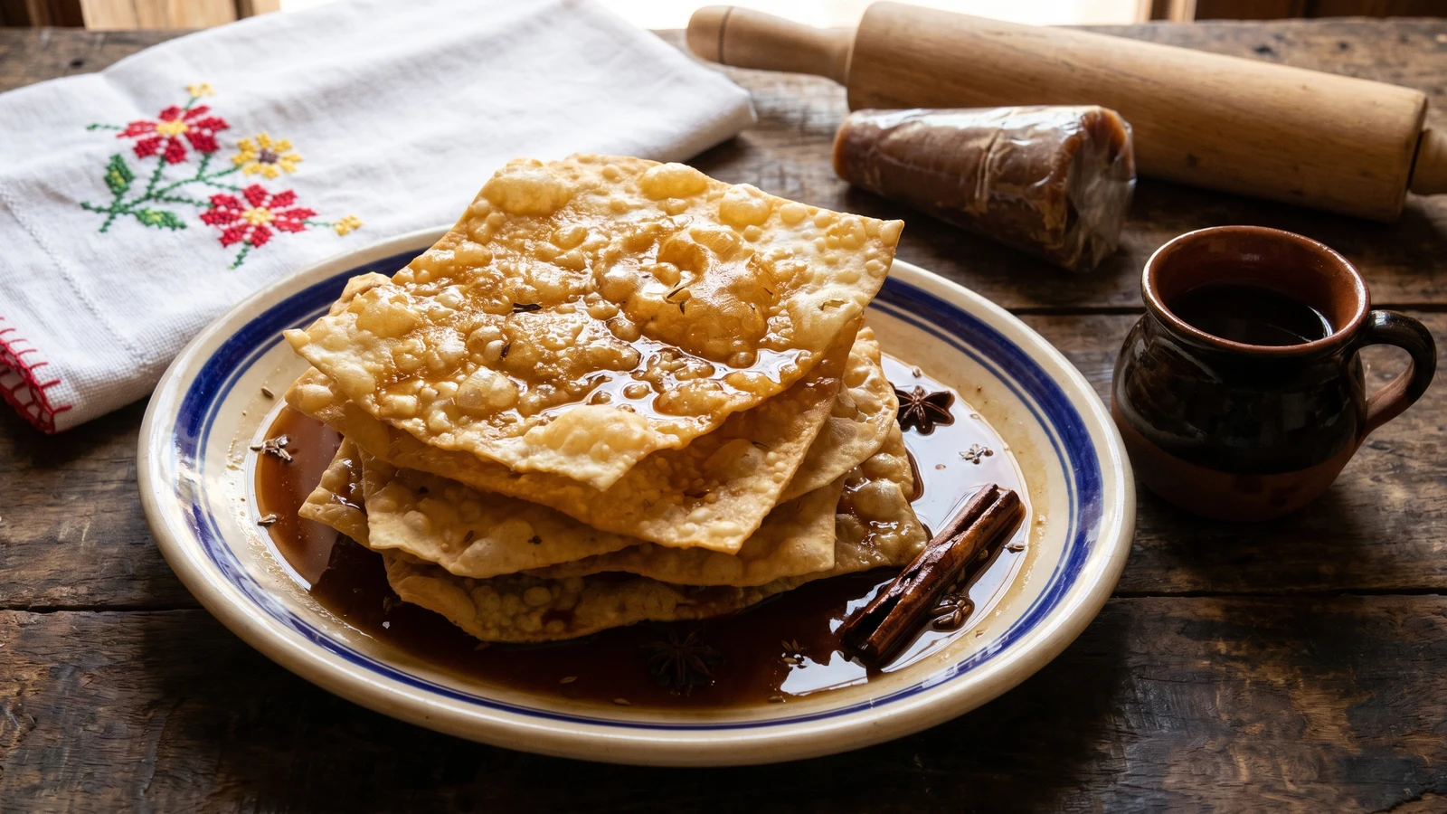 Hojuelas Yucatecas con Miel de Anís