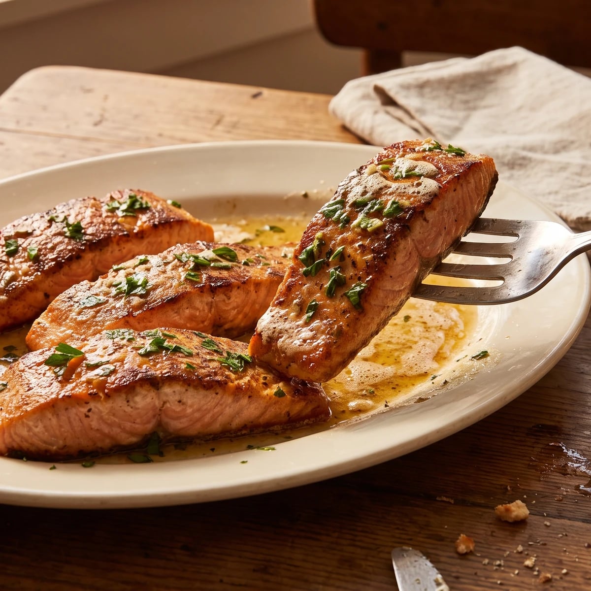 Saumon à la Meunière